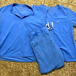 Ceil Blue Figs Scrubs